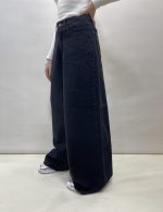 شلوار جین زنانه سوپر بگ مشکی