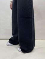 شلوار جین زنانه سوپر بگ مشکی