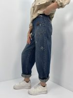 شلوار جین زنانه بالونی آبی