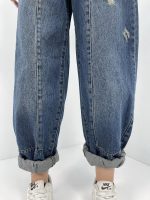 شلوار جین زنانه بالونی آبی