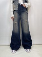 شلوار جین زنانه فول بگ شافل