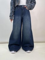 شلوار جین زنانه سوپر بگ سرمه ای