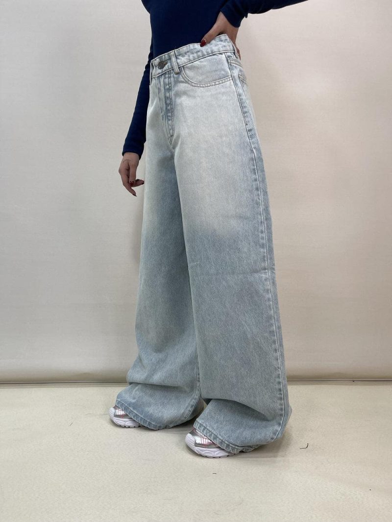 شلوار جین زنانه سوپر بگ یخی