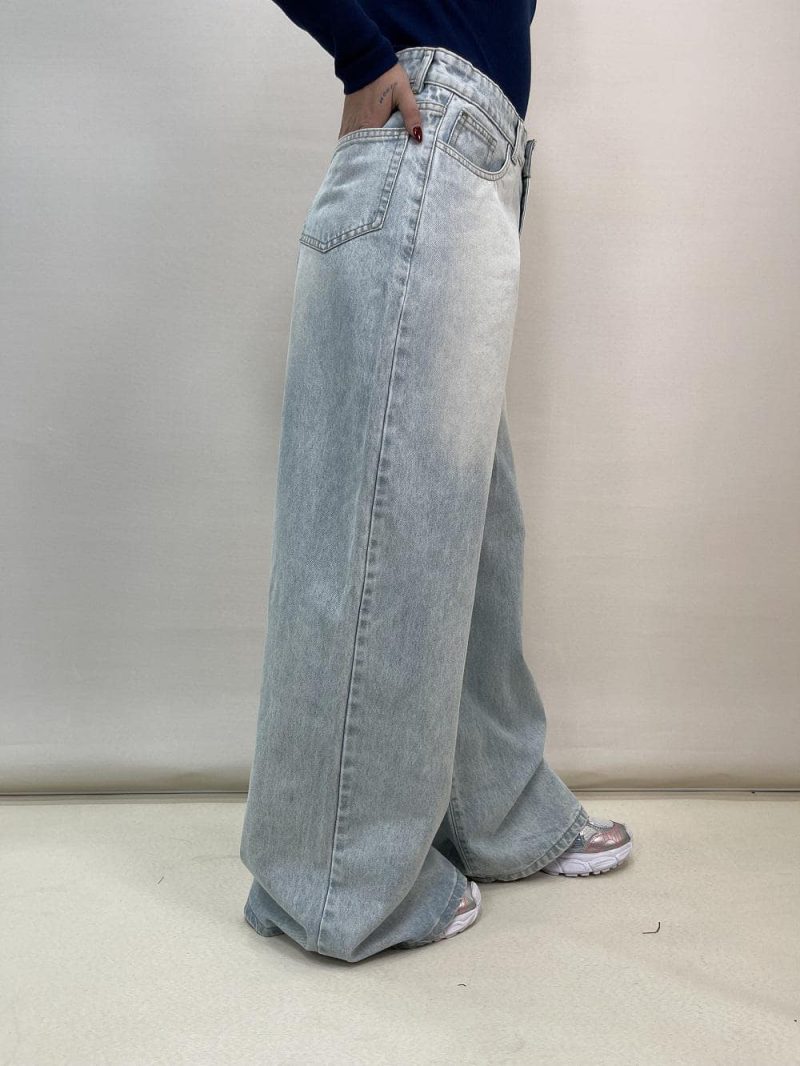 شلوار جین زنانه سوپر بگ یخی