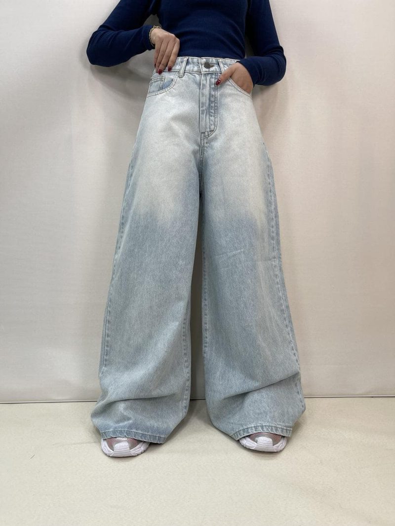 شلوار جین زنانه سوپر بگ یخی