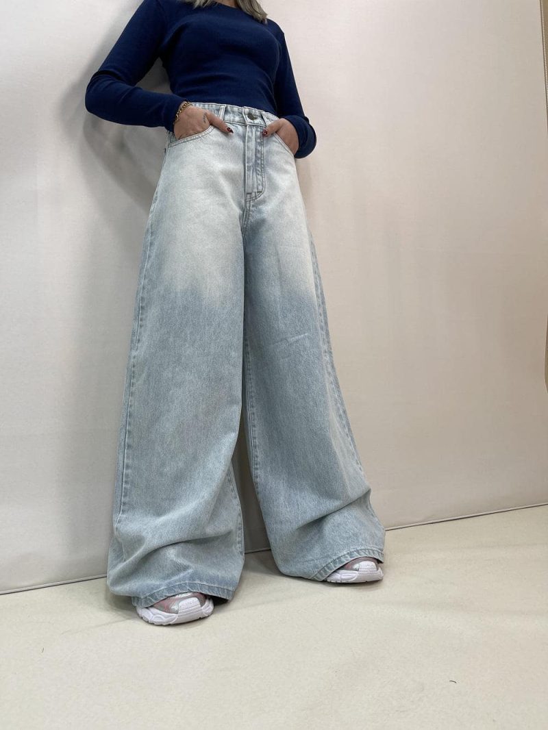 شلوار جین زنانه سوپر بگ یخی