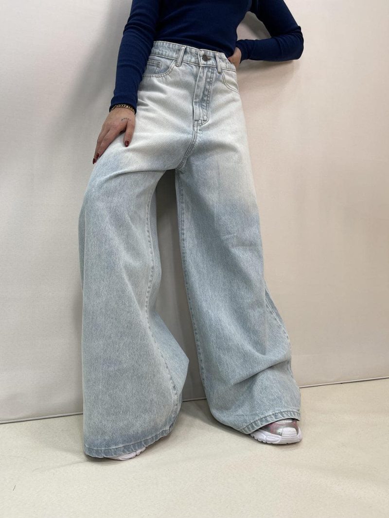 شلوار جین زنانه سوپر بگ یخی