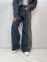 شلوار جین زنانه بگ آبی تینت