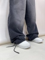 شلوار جین زنانه بالونی مکس زغالی