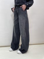 شلوار جین زنانه فول بگ زغالی