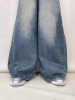 شلوار جین زنانه سوپر بگ آبی