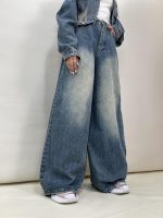 شلوار جین زنانه سوپر بگ آبی