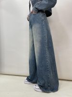 شلوار جین زنانه سوپر بگ آبی