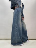 شلوار جین زنانه سوپر بگ آبی