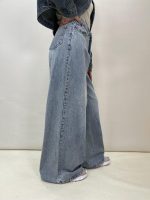 شلوار جین زنانه سوپر بگ آبی روشن
