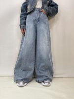 شلوار جین زنانه سوپر بگ آبی روشن