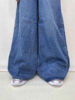 شلوار جین زنانه سوپر بگ آبی