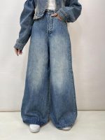 شلوار جین زنانه سوپر بگ آبی