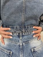 شلوار جین زنانه سوپر بگ آبی