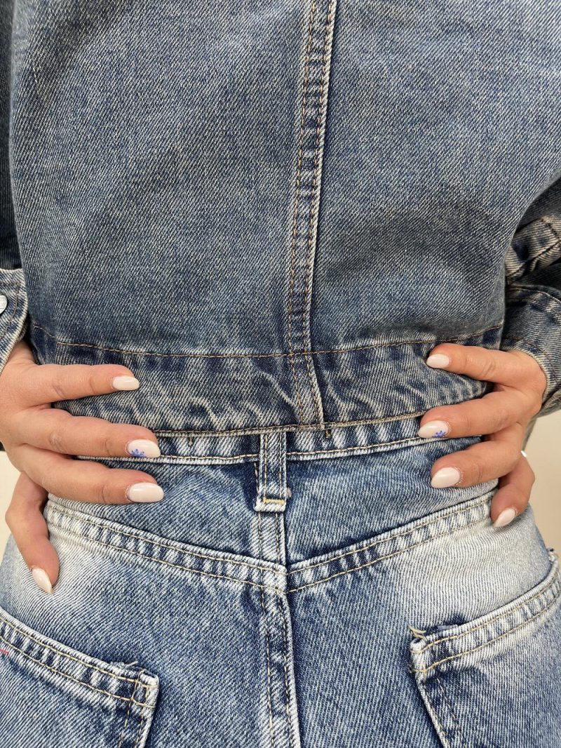 شلوار جین زنانه سوپر بگ آبی