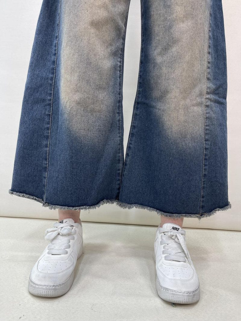 شلوار جین زنانه شافل قد 90