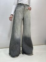شلوار جین زنانه شافل طوسی