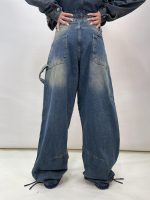 شلوار جین زنانه بالونی مکس آبی
