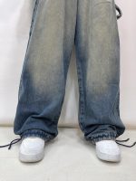 شلوار جین زنانه بالونی مکس آبی