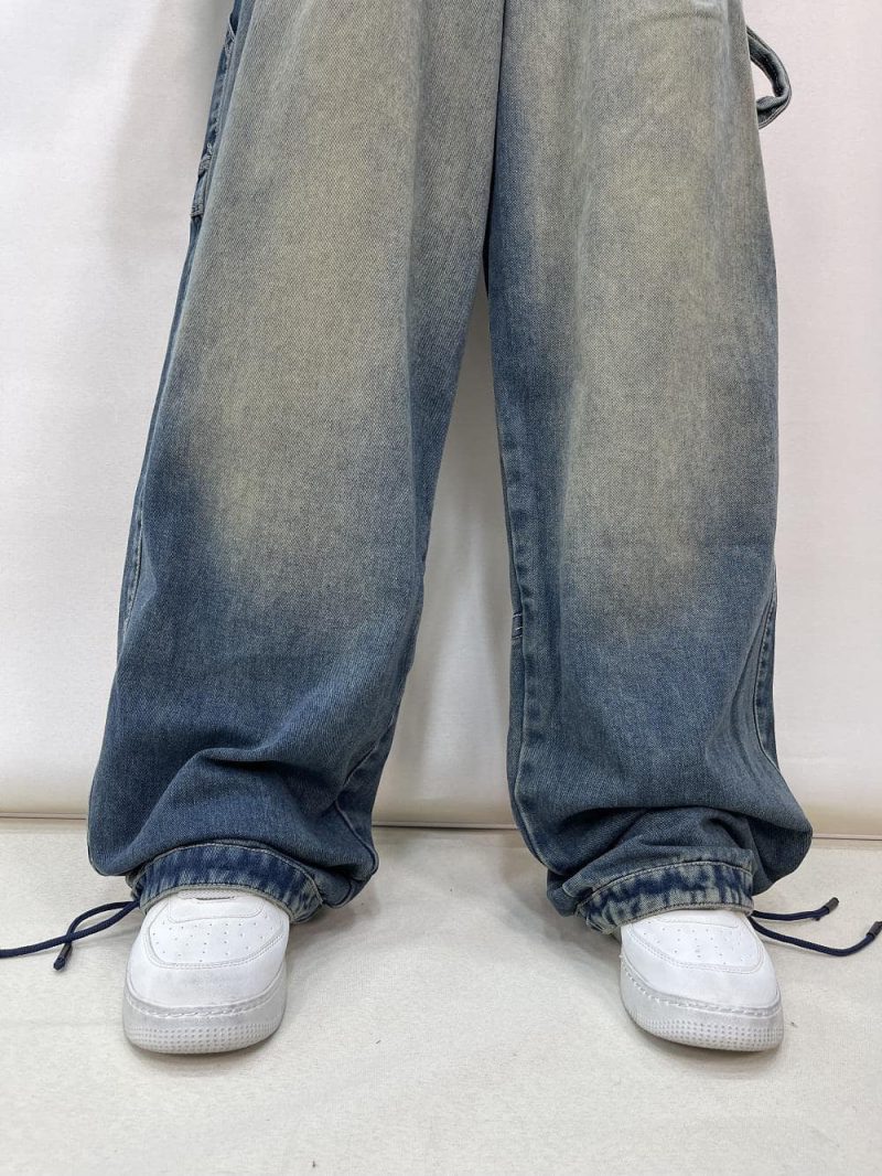 شلوار جین زنانه بالونی مکس آبی