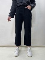 شلوار جین زنانه واید لگ مشکی