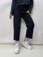 شلوار جین زنانه واید لگ مشکی