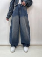 شلوار جین زنانه بالونی آبی