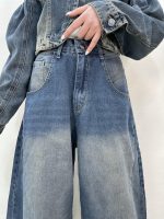 شلوار جین زنانه بالونی آبی