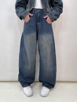 شلوار جین زنانه بالونی آبی