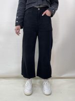 شلوار جین زنانه بگ مشکی قد 90