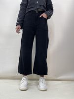 شلوار جین زنانه بگ مشکی قد 90