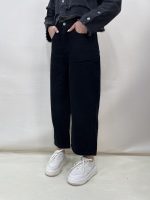 شلوار جین زنانه بگ مشکی قد 90