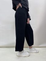 شلوار جین زنانه بگ مشکی قد 90