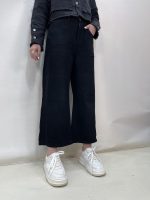 شلوار جین زنانه بگ مشکی قد 90