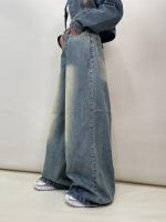 شلوار جین زنانه سوپر بگ آبی سنگشور