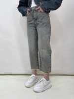 شلوار جین زنانه واید لگ آبی