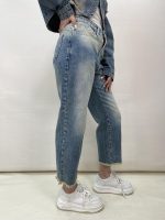 شلوار جین زنانه واید لگ آبی