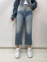 شلوار جین زنانه واید لگ آبی