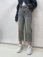 شلوار جین زنانه واید لگ آبی