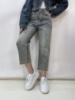 شلوار جین زنانه واید لگ آبی