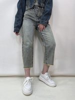 شلوار جین زنانه واید لگ آبی