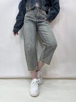 شلوار جین زنانه واید لگ آبی