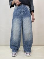 شلوار جین زنانه بالونی طرحدار گوچی