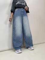 شلوار جین زنانه بالونی طرحدار گوچی