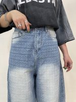 شلوار جین زنانه بالونی طرحدار ورساچه